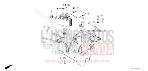 MODULATEUR ABS CB1000ST de 2026